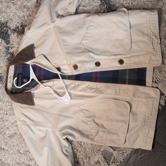 Vintage Lands' End Utility Barn Chore Coat Petite - Picture 9 of 10